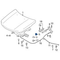 SANTANA 72372-50E00 - CUSHION,FRONT HOOD LOCK