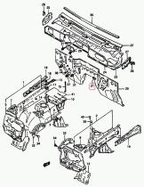 SANTANA 72491-60A00 - TAPA, MANGUERA DE CABLE DE EMBRAGUE