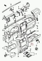 SANTANA 73410-76J00-P4Z - CAJA GUANTERA (GRIS)