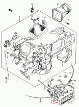 SANTANA 74400-85C10 - C/PALANCAS CALEFACCION