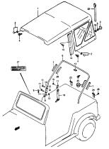 SANTANA 78484-80300 - LAMINA ARCO TOLDO
