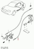 SANTANA 83360-60B10 - CABLE APERTURA COMBUSTIBLE