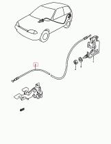 SANTANA 83360-62B10 - CABLE APERTURA COMBUSTIBLE