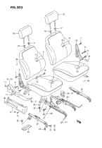 SANTANA 86610-70E00 - DESLIZADERA INT. ASIENTO L/