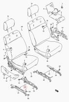 SANTANA 86620-72C10 - VARILLA AJUSTE ASIENTO