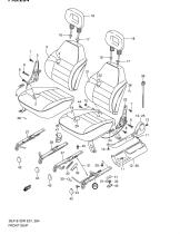 SANTANA 86810-60A10 - CORREDERA ASIENTO