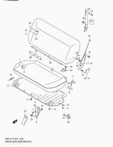 SANTANA 87270-56B20 - CINTA TOPE ASIENTO TRASERO
