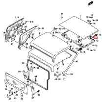 SANTANA 93812-82A10 - ENGANCHE TECHO DELANTERO