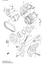 SANTANA 95131-77E80 - BRACKET,IDLE PULLEY