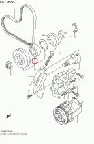 SANTANA 95137-77E81 - RODAMIENTO