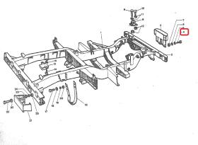SANTANA PS-010002 - TUERCA C/SOP.PEDAL EM.:10/1
