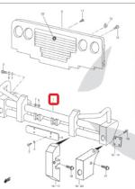 SANTANA PS-901483 - PARAGOLPES DELANTERO(IMPRIM