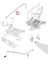 SANTANA PS-910738 - CABLE CONTROL CALEF.