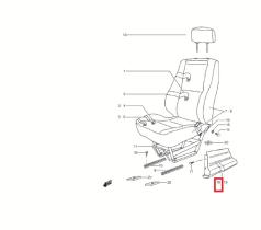 SANTANA PS-911778 - TAPA LAT.EXT.ASIENTO L/I