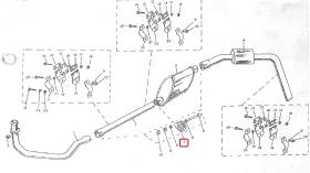 LAND ROVER 163960 - BRIDA TURBO