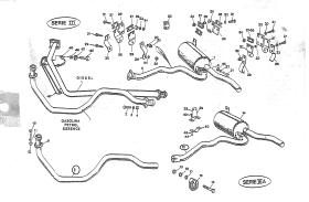 LAND ROVER 164942 - TUBERIA DE ESCAPE  88"