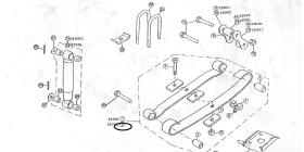 LAND ROVER 169795 - BALLESTAS PARAB. DELANTERAS LRS2.5