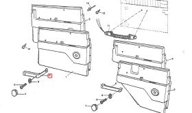 LAND ROVER 201250 - ASIDERO PUERTA LADO DERECHO