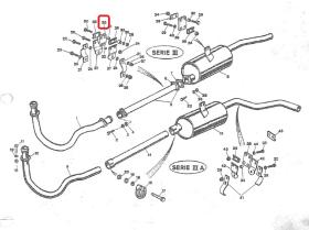 LAND ROVER 265601K1 - GOMA AISLANTE SOPORTE ESCAPE