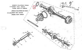 LAND ROVER 500978 - JUNTA EJE TRASERO