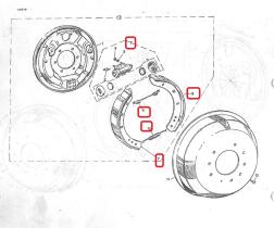 LAND ROVER 532044KIT - KIT FRENOS TRASEROS