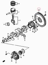 SUZUKI 12620-83000-000 - VOLANTE MOTOR