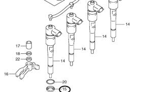 SUZUKI 15712-84E50-000 - JUNTA,INYECTOR