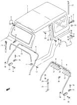 SANTANA 00000A01127 - KIT TECHO LONA BLANCO E18 E2