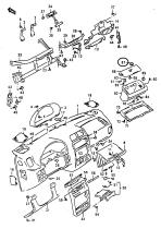 SUZUKI 73940-77E40-T01 - CERRADURA, GUANTERA GRIS