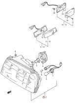 SUZUKI 35100-60A21-000 - FARO DELANTERO,DER.