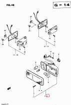 SUZUKI 35602-78000-000 - LAMPARA, DEL.COMBI IZQ.