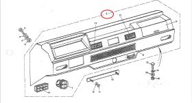 LAND ROVER R209593 - PANEL SALPICADERO RESTAURADO