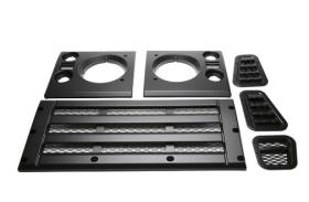 LAND ROVER BA 9455 - KIT REJILLAS DELANTERA ESTANDAR  NEGRO MATE