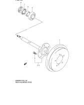 SUZUKI 44210-68810-000 - EJE,RUEDA TRASERA DER.