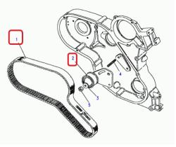 LAND ROVER ETC7333RET - KIT DISTRIBUCION CON RETENES Y JUNTAS