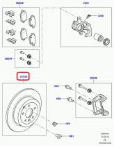 LAND ROVER LR001018 - DISCO DE FRENOS TRASERO