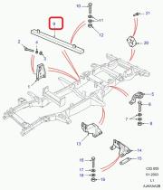 LAND ROVER NRC4171 - TRAVESANO - PISO TRASERO