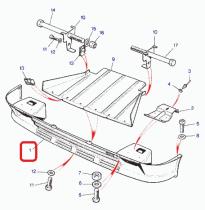 LAND ROVER MXC6829 - SPOILER PARACHOQUES DELANTERO