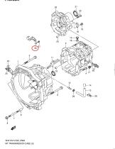 SANTANA 38928-84A10 - YR8 COVER ENG SPEED SENSOR