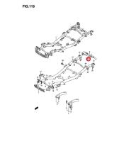 SANTANA 57840-84A01 - BRACKET,LATERAL ROD REAR