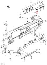 SANTANA 73831-83000-55Y - TAPA GUANTERA