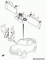 SANTANA 84802-82AH3-6GS - C/ PARASOL L/I (W/AIRBAG)