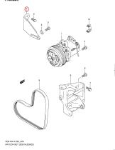 SANTANA 95120-57B00 - STAY, COMPRESSOR