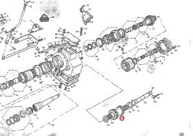 LAND ROVER 120655 - EMGRANAJE OVERDRIVE