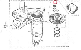 LAND ROVER AEU2760 - JUEGO DE REPARACION - BOMBA GASOLINA 2.25