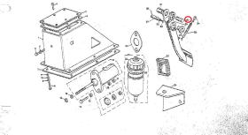 LAND ROVER 174243 - EJE PEDAL