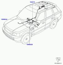 LAND ROVER LR009924 - CABLE DE CONEXION "+" - RADIO