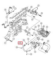 JEEP 5072703AA - TUBO DESAGÜE DE LA BOMBA DE AGUA