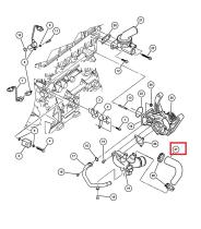 JEEP 5093912AA - MANGUERA DERIVACIÓN DE BOMBA DE AGUA