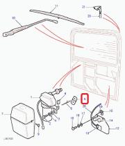 LAND ROVER ALR2622 - SOPORTE - MOTOR LIMPIACRISTALES